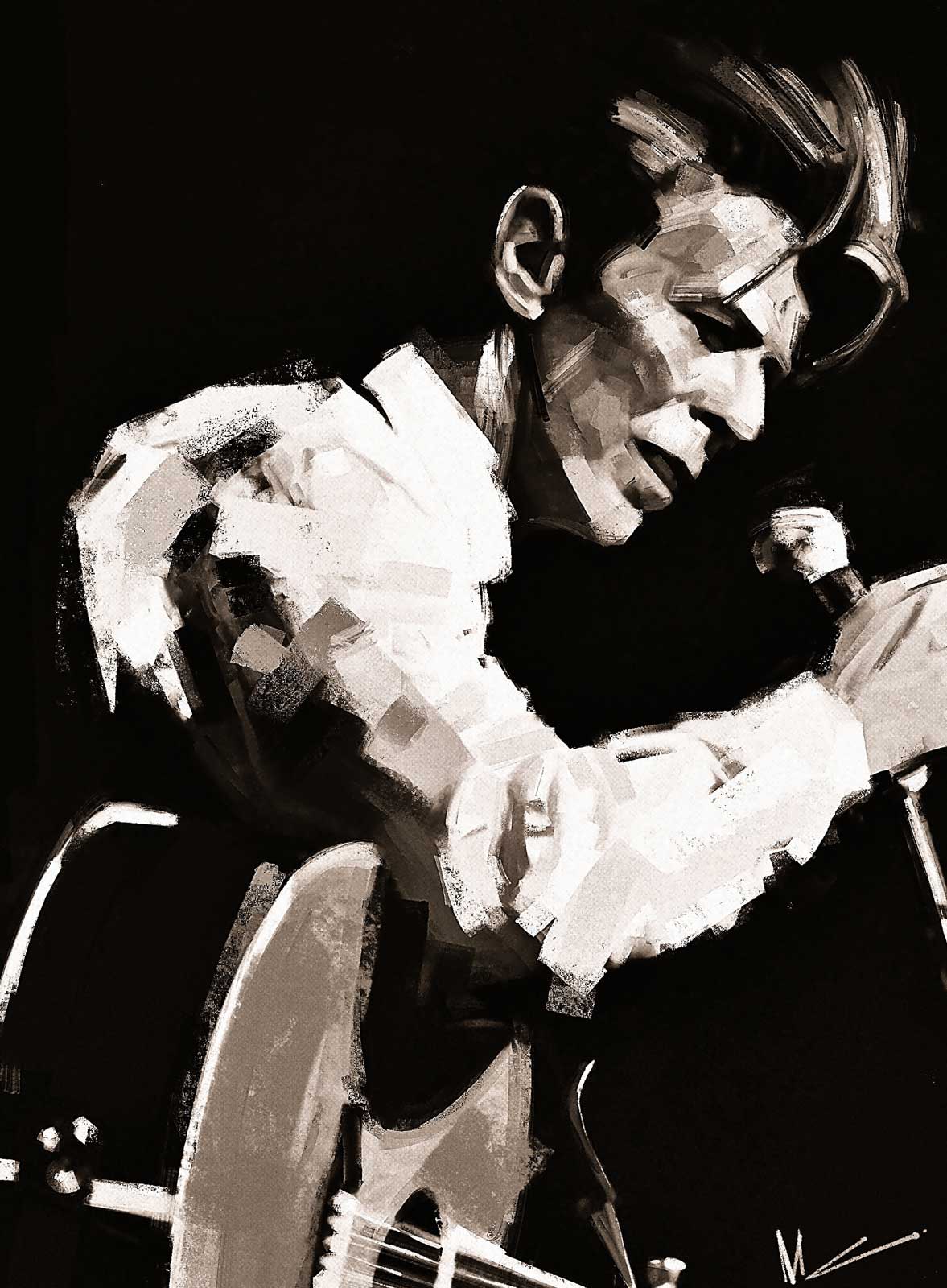 Bowie - Digital Illustration