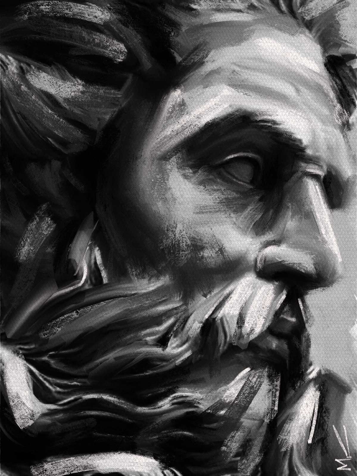 Figure Study - Digital Illustration