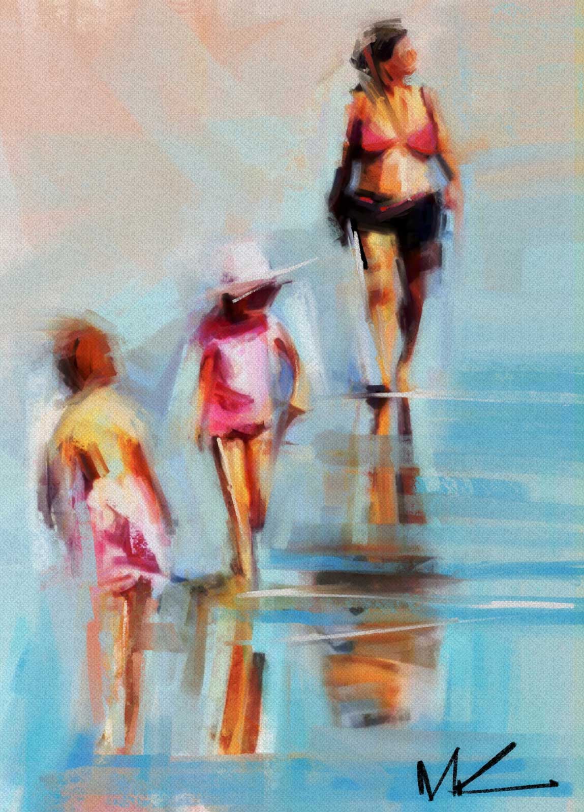 The Beach - Digital Illustration