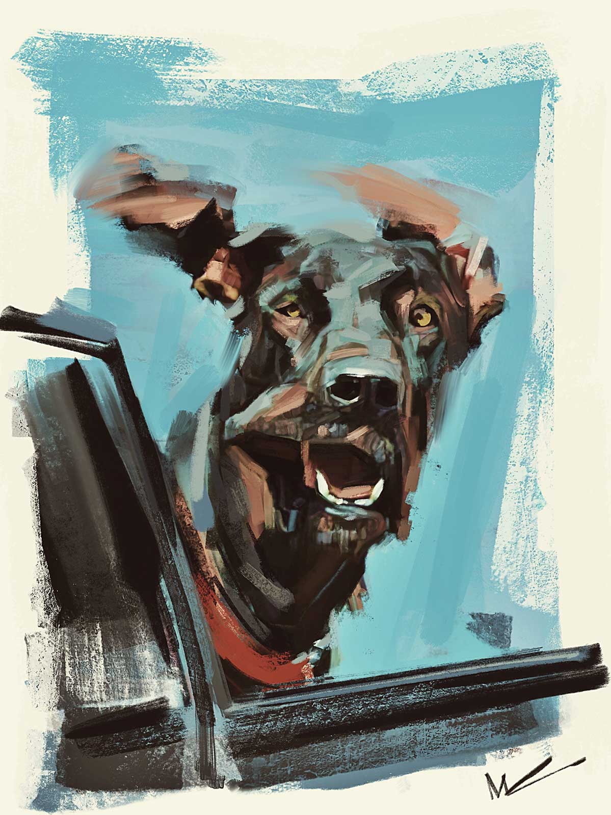 Dog - Digital Illustration