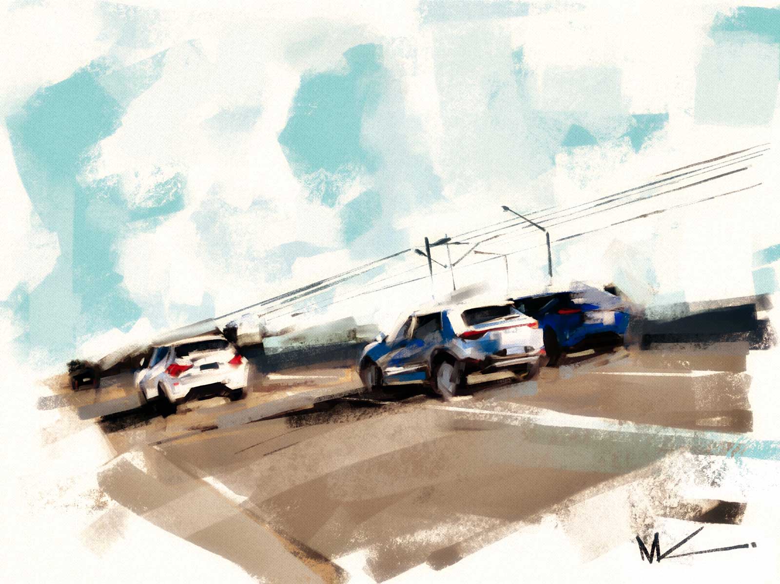 Freeway - Digital Illustration